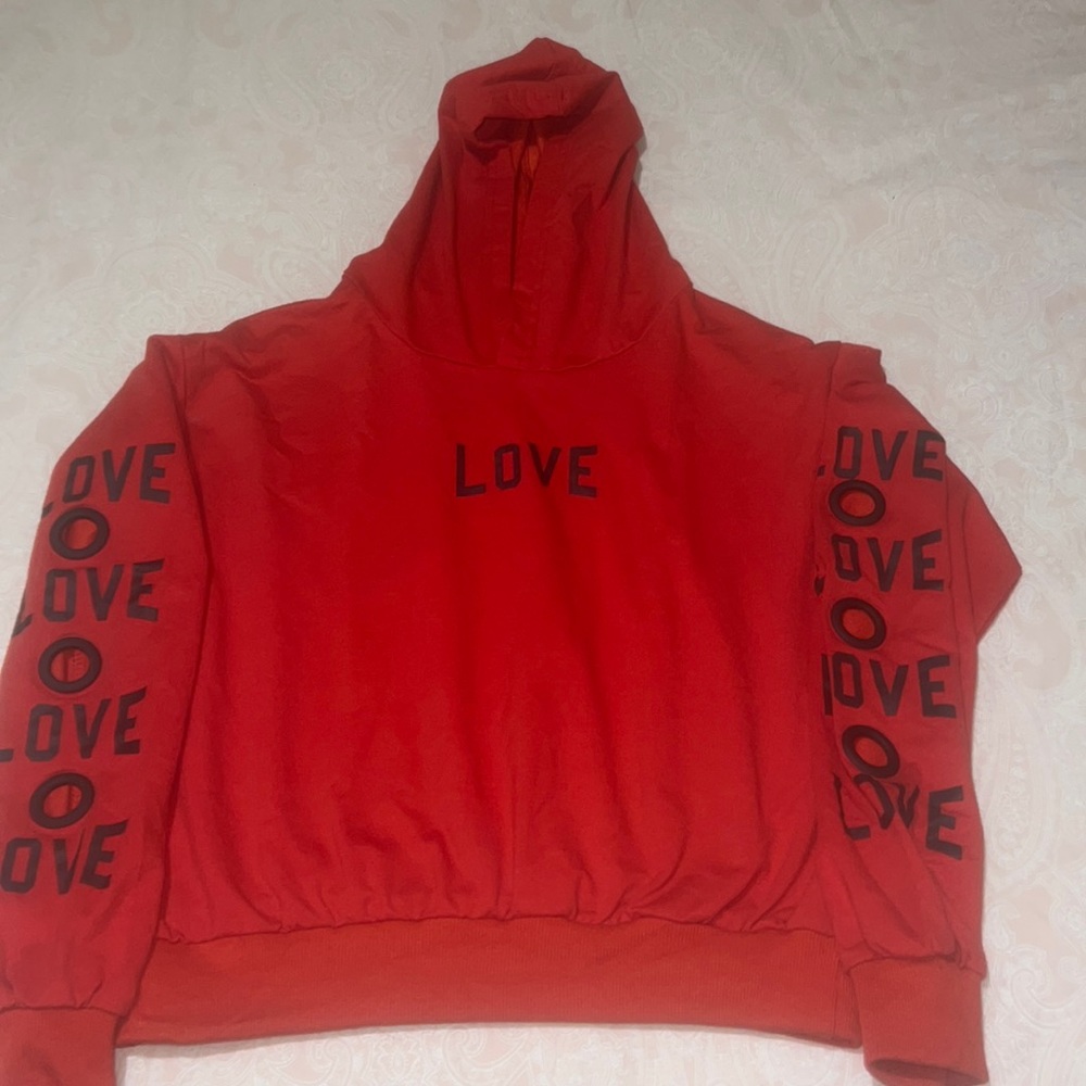 Red Love Sweatshirt Hoodie